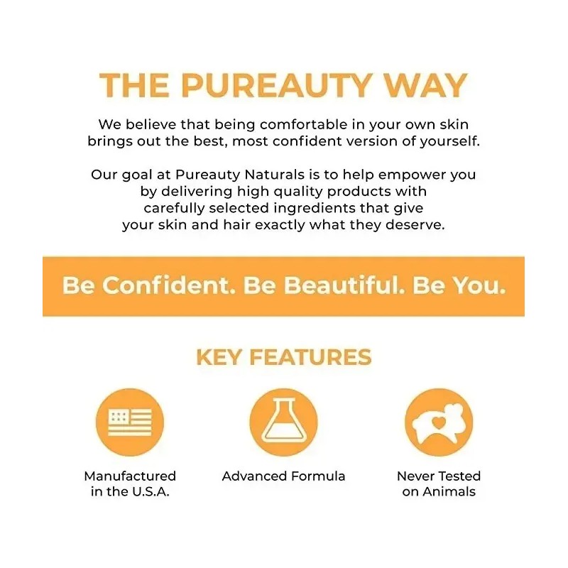 Suero Para Crecimiento Del Cabello Esencia Naranja Pureauty