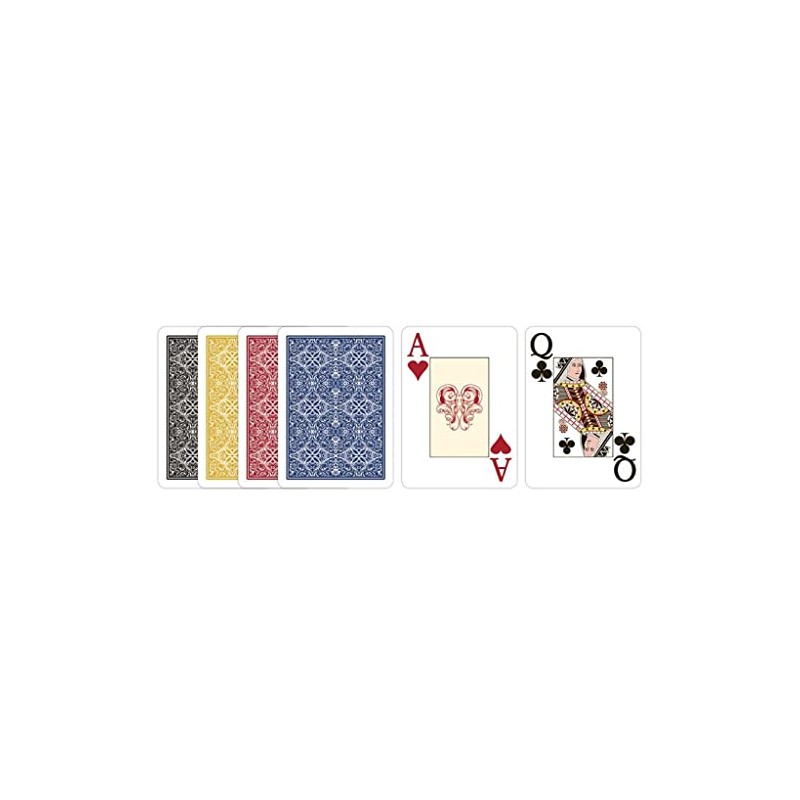 Desjgn (J Design) Classic Victorian 100% Plastic Poker Playing Cards