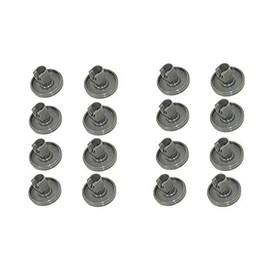 Find A Spare Dishwasher Lower Basket Wheel Pack of 16 For Zanussi AEG Electrolux Arthur Martin ESL6115 ZSF6128 ZSF6120 Grey Lower Basket Wheel (16 Pack)