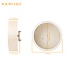 HJLSWXKQ 10inch Wall-Mount Silent Hamster Wheel, Wooden Small Animal Exercise