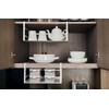 Nxconsu 2Pack Under Shelf Storage Basket Organizer Hanging Holder for
