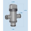 SHAPON Dual Split Hose Plunger Valve Compatible with Intex Pool