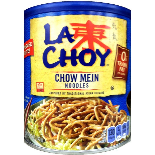 La Choy CHOW MEIN NOODLES Asian Cuisine 5oz (6 pack)