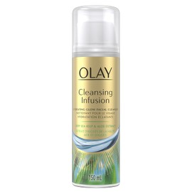 OLAY Olay Limpiador Facial Con Extracto De Aloe Vera Y De Alga Marina (150 Ml), color, 1 count, pack ofpaquete de                                     