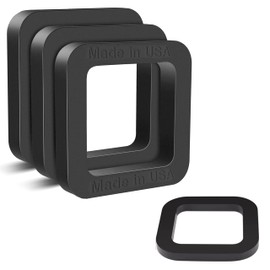 Suspension Dudes 2-inch Hitch Receiver Silencer Pad Reduces Rattle and Noise, Provides Cushion Between Hitch Receiver and Tow Hitches, Made in USA(Three pc 13.2mm Wide,One Hitch 6.75mm Wide)