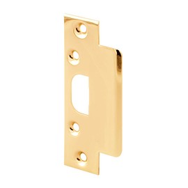 Prime-Line MP2236 High Security Strike, 4-7/8 In., Heavy Gauge Steel, Brass Plated (Single Pack)