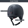 DICE D6 Ski Snowboard Helmet Freeride Lightweight Model D6 LXL