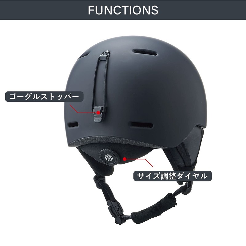 DICE D6 Ski Snowboard Helmet Freeride Lightweight Model D6 LXL