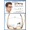 OCCI CHIARI Big Square Reading Glasses Mens XL Readers 4.0+