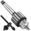 Eumtenr Heavy Duty 5/8" Drill Chuck with K32 Chuck Key and MT2 Shank | #2 Morse Taper Arbor
