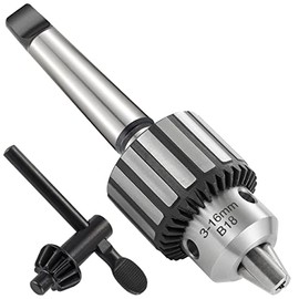 Eumtenr Heavy Duty 5/8" Drill Chuck with K32 Chuck Key and MT2 Shank | #2 Morse Taper Arbor