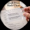 3X Credit Card Magnifier with Ruler, Ultra-Thin PVC Wallet Pocket