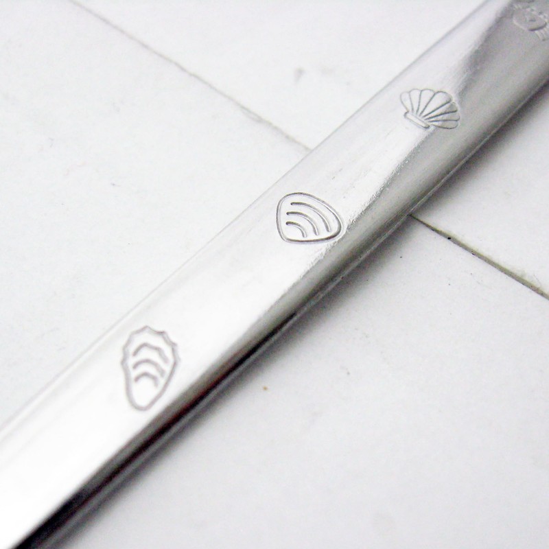 Nagao Turban Shell Fork, Set of 10, Stainless Steel, Shell
