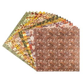 Ideen mit Herz Duo Design Papers, Pad with 20 Sheets of Craft Paper, 25 x 25 cm, 250 g/m², Printed on Both Sides, Design Paper, Motif Paper, Ideal for Scrapbooking, Crafts (Autumn 01)