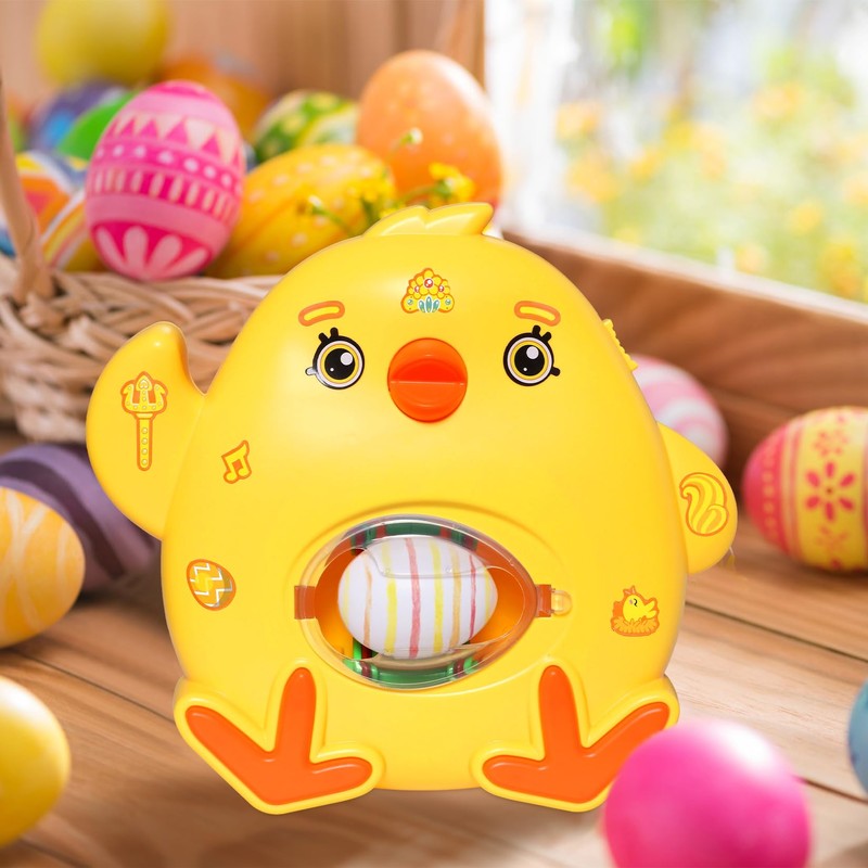 Angenster Easter Egg Decorator Kit, Bunny Egg Spinner Decorating Machine