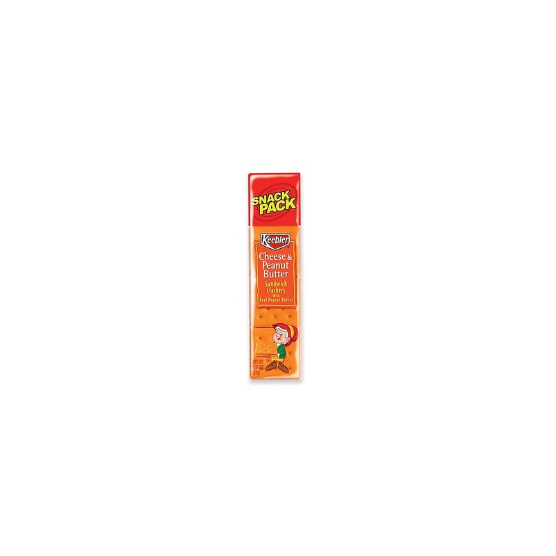 Keebler Cheese Peanut Butter Crackers (1.8oz), 1 Fl Oz