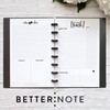 BetterNote Keeping Track Refill Pages for Discbound Notebook, Habit Tracker,