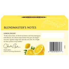 Celestial Seasonings Herbal Tea, Lemon Zinger, 20 Count (Pack of 6)