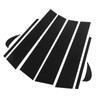 8pcs Pillar Post Trim Kit 4D Style Gloss Black Side