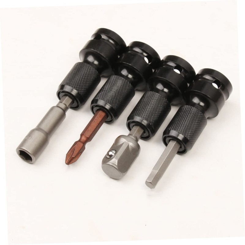 TEHAUX 1/2' to 1/4' Drill Converter Impact Driver Chuck Adapter