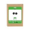 sourcing map 100Pcs M8 x 1.25 Nylon Insert Hex Lock