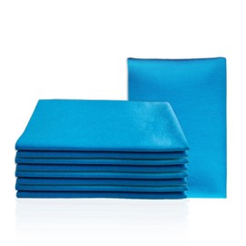 Jtnohx Fieltro de color, tela de fieltro de 1 yarda cuadrada, fieltro flexible de 1.4 mm de grosor, fieltro por yarda para proyectos de arte y manualidades (azul cielo)