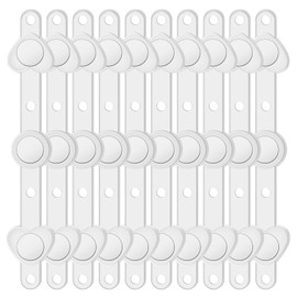 Waydress 10 Pairs Floral Boutonniere Magnets Small Corsage Fix Boutonniere Magnets Corsage Pins Brooches Flower Stick for Handmade Wedding Bride Groom Flower (Clear)