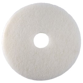 Oreck Commercial 437.051 Polish Orbiter Pad, 12" Diameter, for 550MC Orbiter Floor Machine, White
