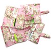 Tea Bag Wallet Includes 4 Tea Bags, Handcrafted, Four Pocket