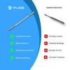 Mr. Fuss® Nagelhautschieber Edelstahl Doppelinstrument - Pro Cuticle Pusher -
