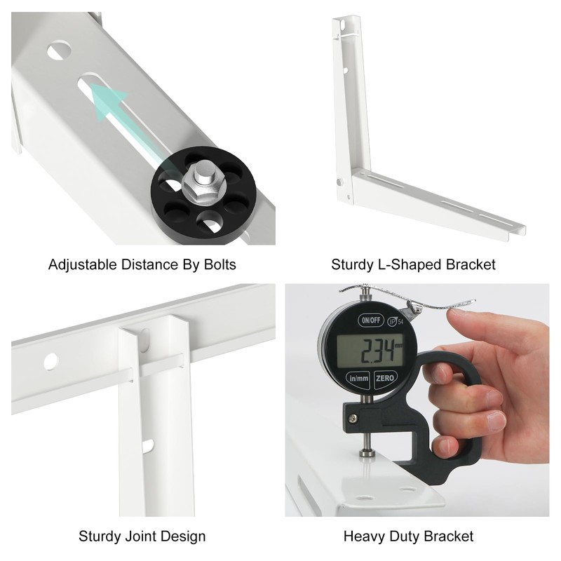 Outdoor Wall Mounting Bracket for Ductless Mini Split Air Conditioners