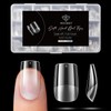 Modelones Nail Tips, Pre-shaped Full Cover Fake Nails Soft Gel