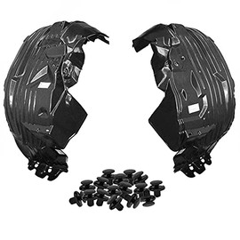 Parts N Go 2005-2012 Pathfinder Fender Liner Set with Clips Front Driver & Passenger Side Left Right NI1251129 NI1250129 63840EA000 63841EA000