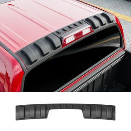 powoq Rear Roof Protector Compatible with 2014-2021 Toyota Tundra Crew Cab Truck Cab Roof Protector TPE Rear Spoiler Replacement for 2014 2015 2016 2017 2018 2019 2020 2021 Toyota Tundra Accessories