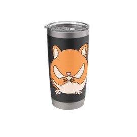 Lineart Gold Hamster, Dwarf Hamster, Field Hamster Stainless Steel Insulated Tumbler