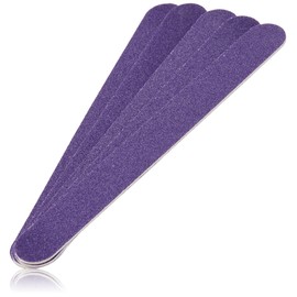 Manicare Pack of 5 Long Lasting Emery Boards, Nail Files For Shaping Natural Nails, Double Sided Fine And Coarse Grit, Strong And Durable, For At Home DIY Salon Professional Manicure Or Pedicure