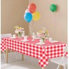 SietDESEO 2 Pack Red Gingham Tablecloth Rectangle 54 x 108