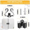 GARLWOLEX Broom Holder Wall Mount – 12 Pack Broom Rack