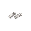 sourcingmap Compression Spring,304 Stainless Steel,2mm OD,0.3mm Wire Size,5mm Free Length,Silver