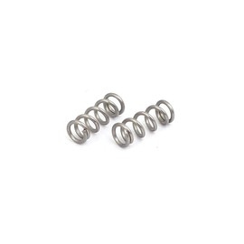 sourcingmap Compression Spring,304 Stainless Steel,2mm OD,0.3mm Wire Size,5mm Free Length,Silver Tone,20Pcs