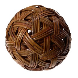 Sepak Takraw Rattan Ball, Classic Traditional Crafts, Sepak Takraw Rattan Ball, Kemari, Foot Volleyball, Classic Type, Rattan, Diameter 4.9 inches (12.5 cm)