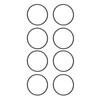(8-Pack) Salt Cell O-Ring Compatible with Hayward GLX-Cell-Union Buna-N for