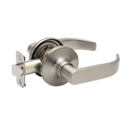 Copper Creek EL1220SS Erin Passage Door Lever, Satin Stainless