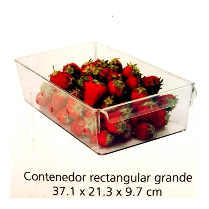 Mainstays Charolas Canastas Organizadoras De Refrigerador Resistentes