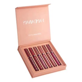 Kit De Labios Mate Hermoso, Set De Regalo De 6 Piezas,