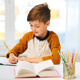 40 Pcs Scented Pencils HB Pencils Graphite Pencil Cylinder Wood Pencils with Elements Graduation Pencil for School Stationery Party Reward Supplies (Cute Style)