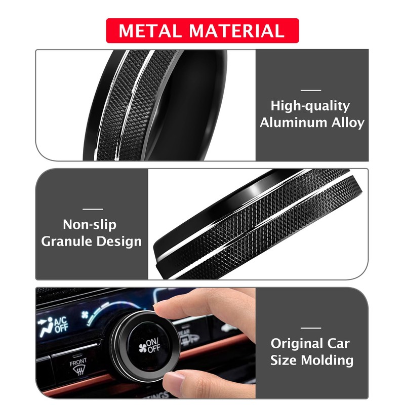 for 2023-2025 Honda Pilot & 2026 Passport Accessories, 3pcs Aluminum