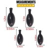 Reaction Tackle Tungsten Punch Weights Black 1-1/2 oz