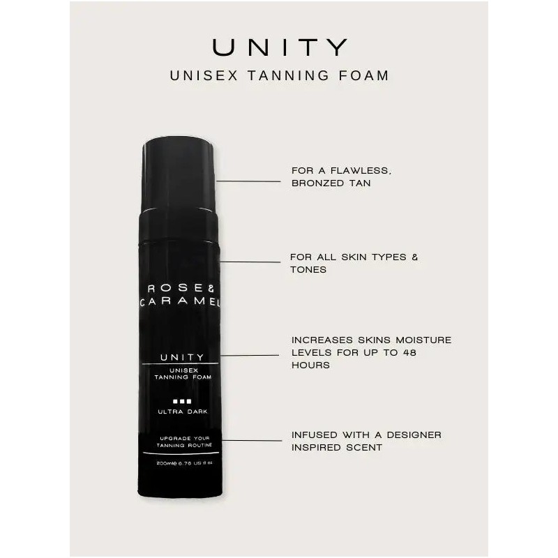Rose & Caramel Unity Ultra Dark Unisex Tanning Foam