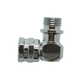 Scuba Choice Snorkel Master 90 Degree Swivel Adaptor UNF for Regulator LP Hose, 2" x 9/16"- 18"